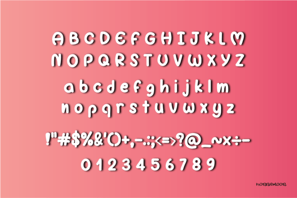 Kawaii Font preview 3