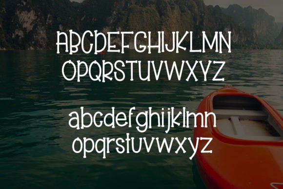 Kayak Adventure Font preview 3