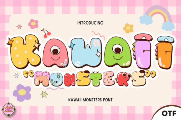 Kawaii Monsters Font