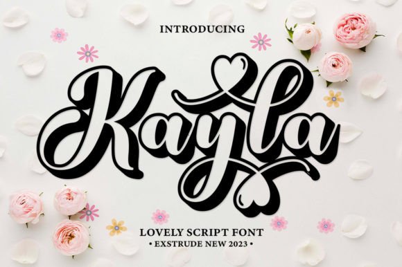 Kayla Exstrude Font