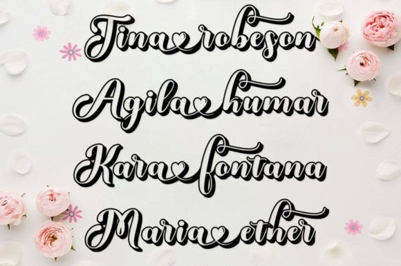 Kayla Exstrude Font preview 2