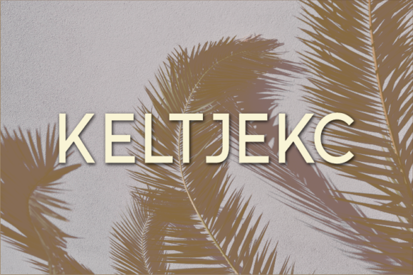 Keltjekc Font preview 2