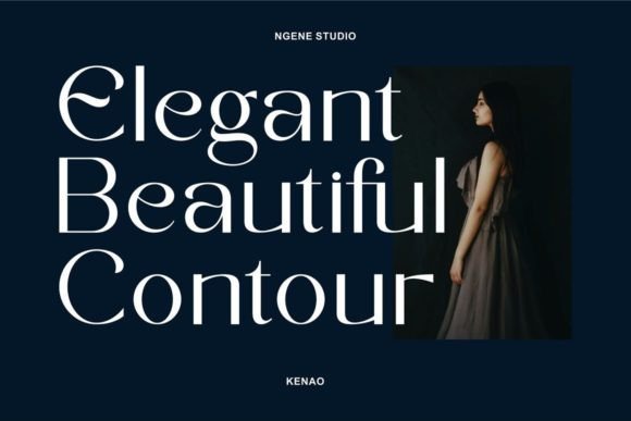 Kenao Font preview 2