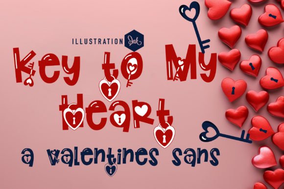 Key to My Heart Font
