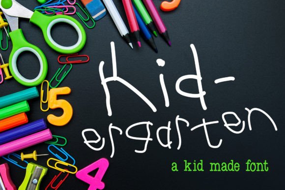 Kid-ergarten Font preview 3
