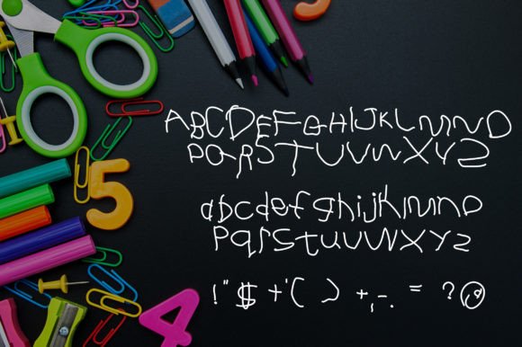 Kid-ergarten Font preview 4