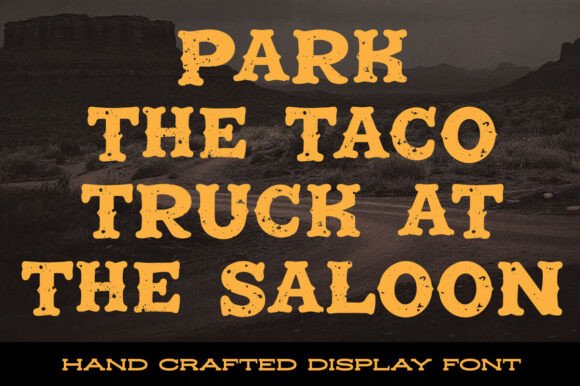 Kickspur Font preview 4