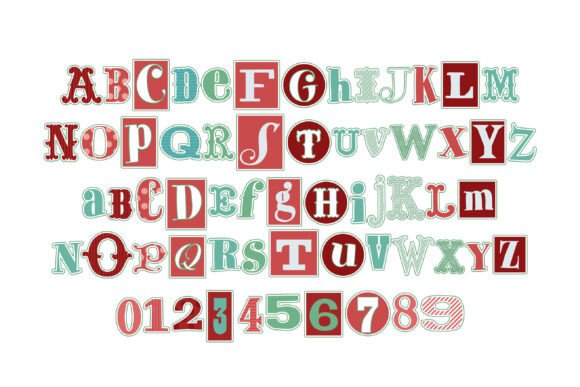 Kidnap Kristmas Font preview 2