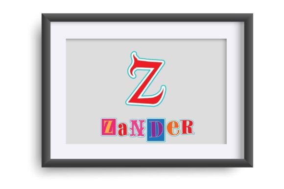 Kidnap Rainbow Font preview 3