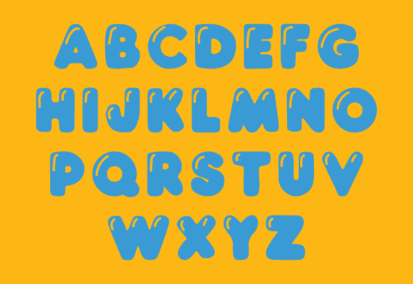 Kids Bubble Font preview 4