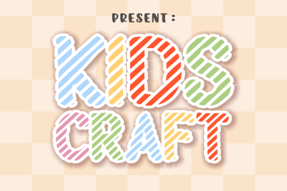 Kids Craft Font preview 2
