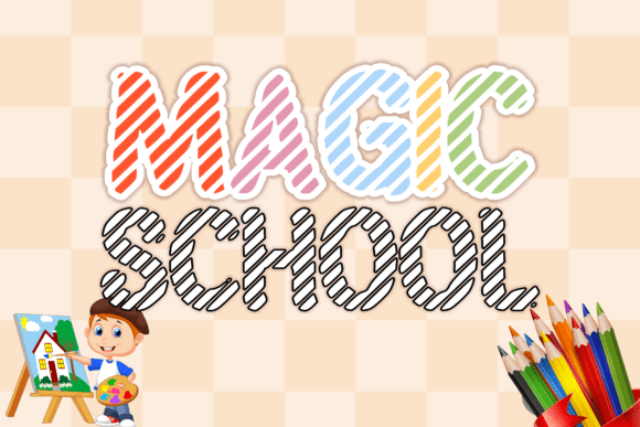 Kids Craft Font preview 4