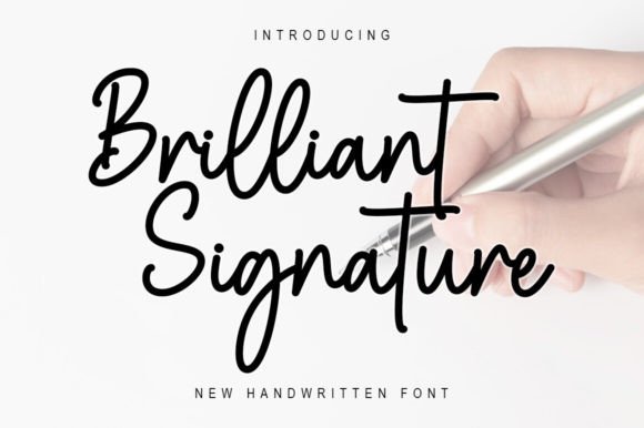Brilliant Signature Font