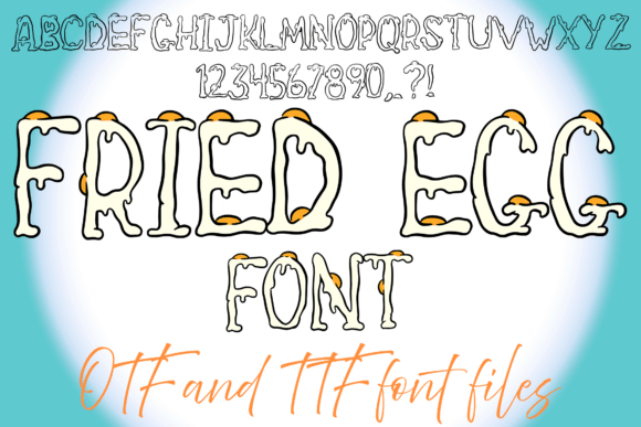 Fried Egg Font preview 2