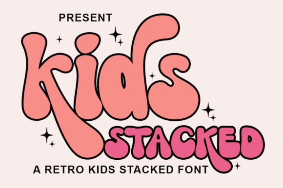 Kids Stacked Font