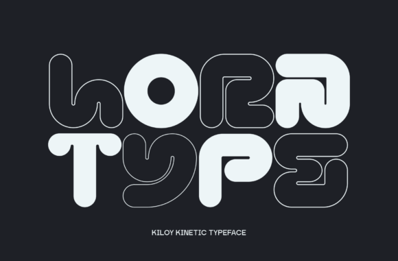Kiloy Font preview 3