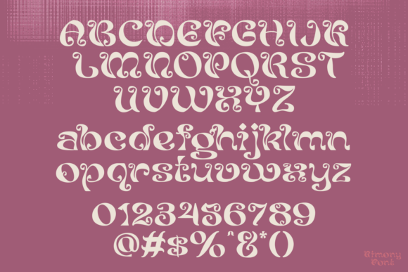 Kimony Font preview 4