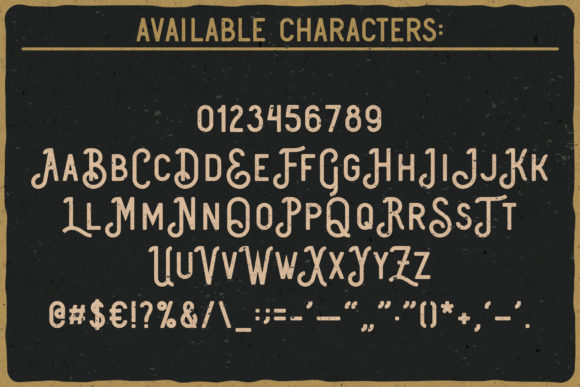 Aviation Cocktail Font preview 2