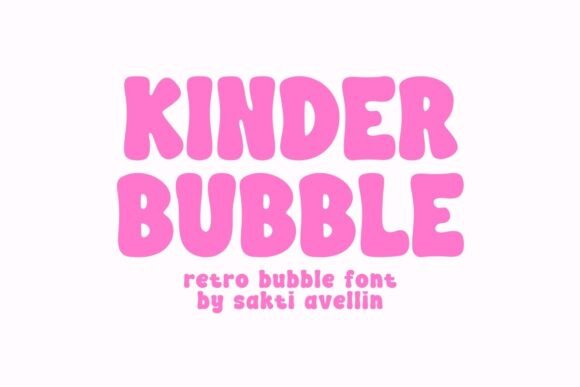 Kinder Bubble Font