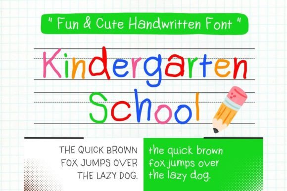 Kindergarten School Font