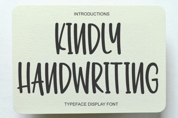 Kindly Handwriting Font