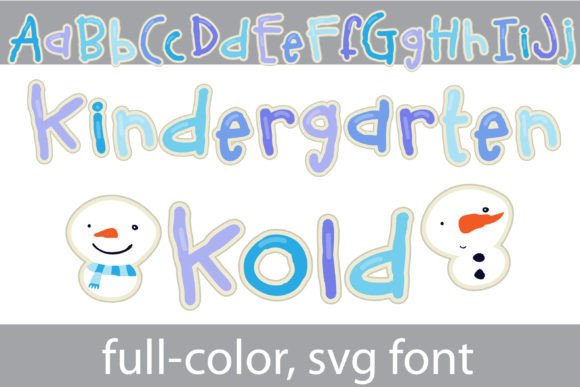 Kindergarten Kold Font
