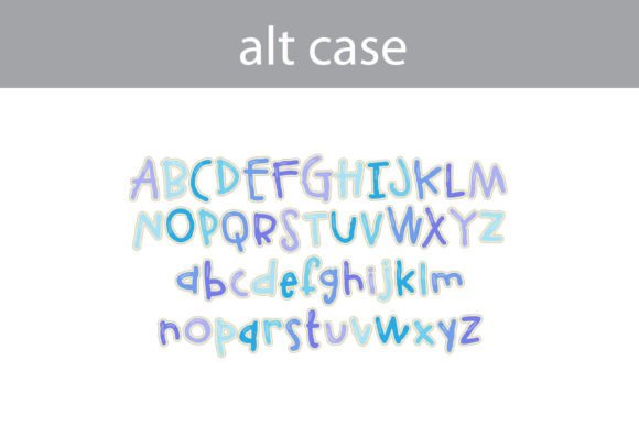 Kindergarten Kold Font preview 2