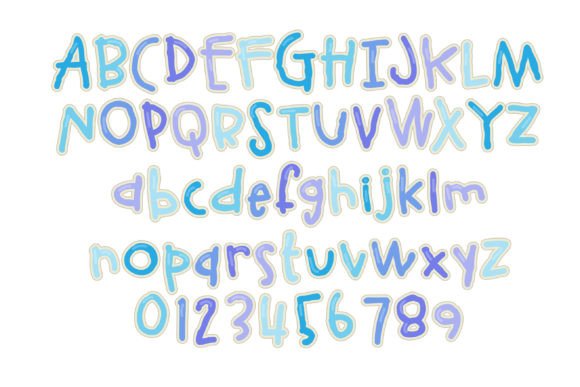 Kindergarten Kold Font preview 3