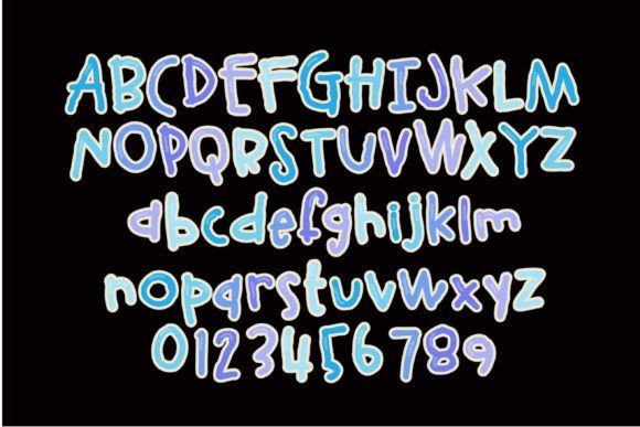 Kindergarten Kold Font preview 4