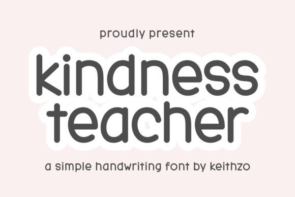 Kindness Teacher Font