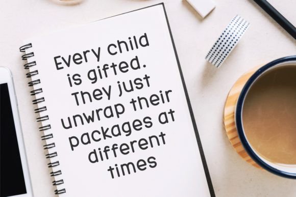 Kindness Teacher Font preview 4