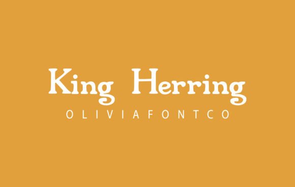 King Herring Font preview 2
