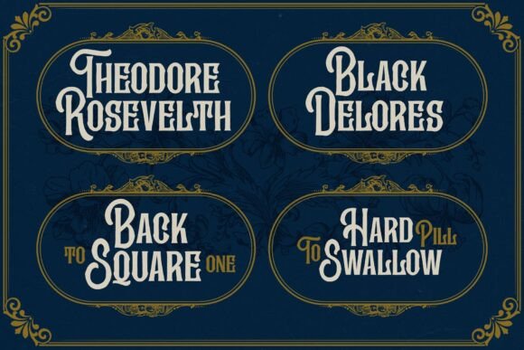 Kingstown Parlour Font preview 4