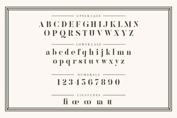 Kinlock Font preview 2