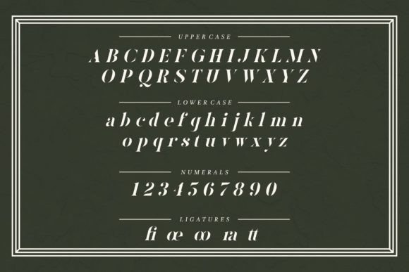 Kinlock Font preview 4