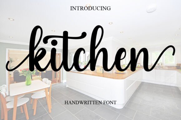 Kitchen Font