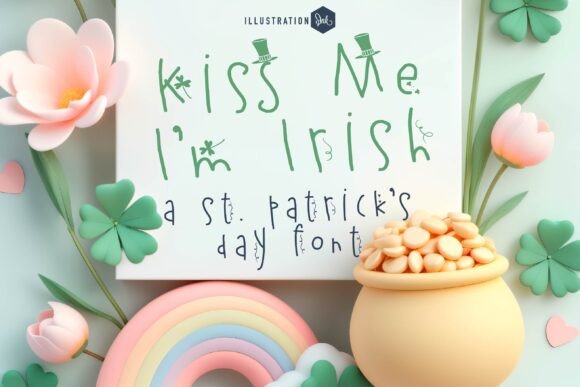 Kiss Me I'm Irish Font preview 1