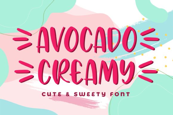 Avocado Creamy Font