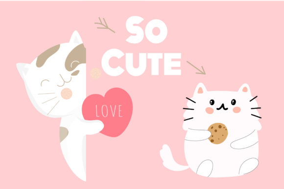Kitty Cat Font preview 3