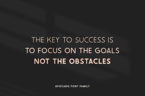Avocado Family Font preview 3