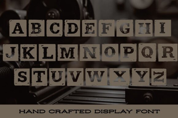 Knock Block Font preview 3