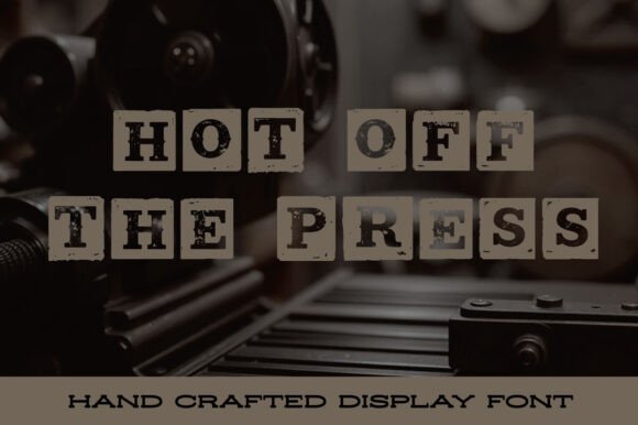 Knock Block Font preview 4
