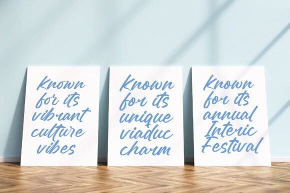 Britany Ristov Font preview 4