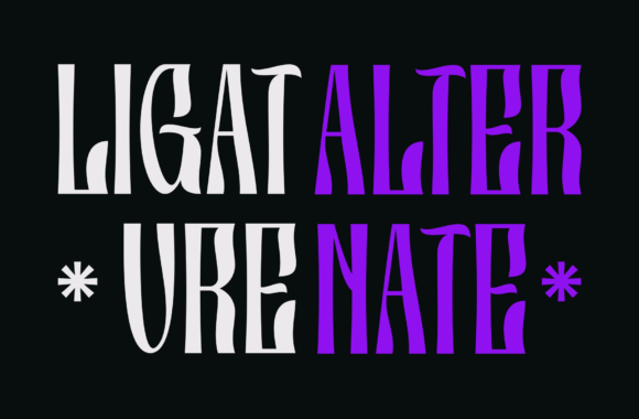 Kozera Font preview 4