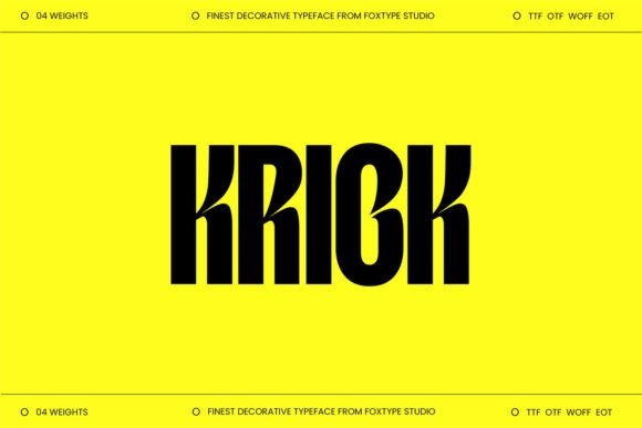 Krick Font