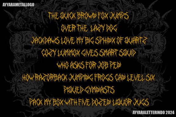 Krangkeng Font preview 4