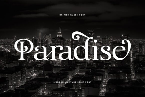 British Queen Font preview 4