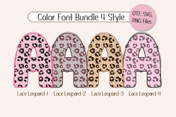 Lace Leopard Font preview 2