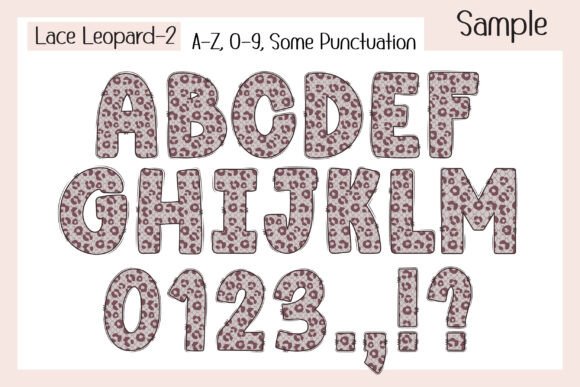 Lace Leopard Font preview 4