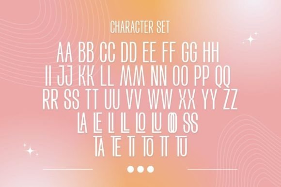 Lackota Font preview 3